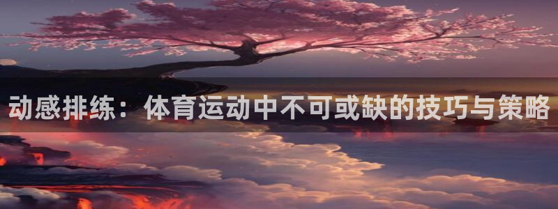 三亿体育登录：动感排练：体育运动中不可或缺的技巧与策略